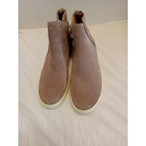 Sofft Womens Size 8.5 Britton Sneakers Shoes High Top Mauve Pink Suede Casual